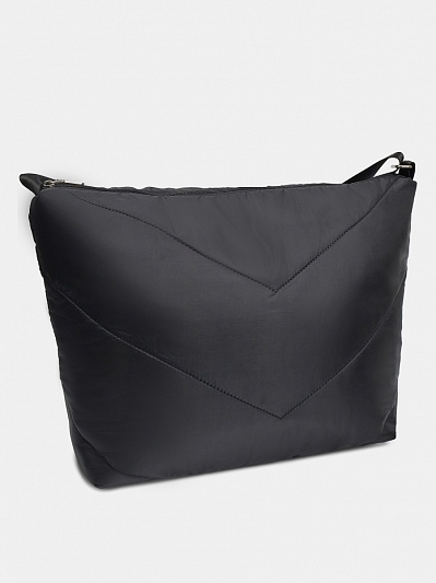 АУГС271900 Сумка женская,текстильн,матери ал 560х370х220 черная