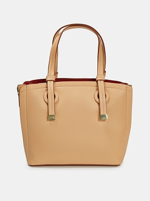 27189/31 Сумка жен.,иск.кож BAGGINI 26*21*11 бежевая