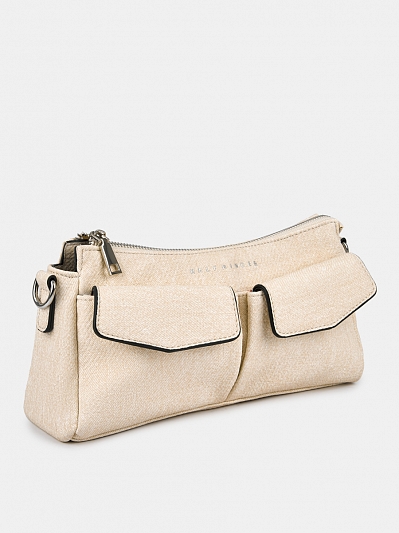 Сумка женская, бежевая, 29*8*16