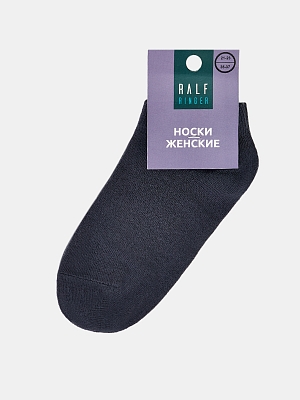 ВУОН051700_Н Носки женские 75% хл.20%п/а5%э р.21-23 темно-серые