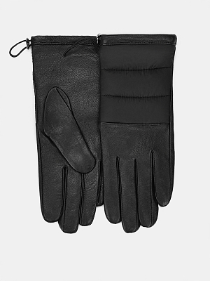 141322P-13890-01-8_Н Перчатки женские Ralf Ringer,н атур.кожа,полиэстер,р.8,черн