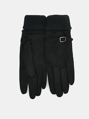 АУГП111100_Н Перчатки жен.Ralf Ringer,90%по лиэстер,10%эласт,1 размер,чер