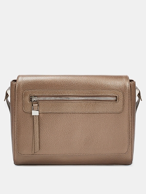 АУГС259700 Сумка женская натур. кожа 250*190*60 бежевая