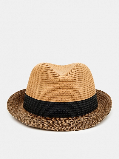 110412P-17182-12 Шляпа мужской, Ralf Ringer,100 %бумага,59р.,бежевая