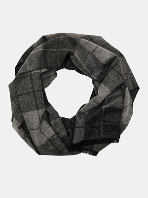 АУГШ112500 Шарф мужск.Ralf Ringer5%шерсть ,80%вискоз,15%нейлон30*180,сер