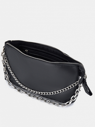 Сумка женская, черная, 25*18*3