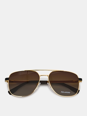 180413P-16755-17/01 Солнцезащитные очки мужские,Ra lf Ringer,золот/черные