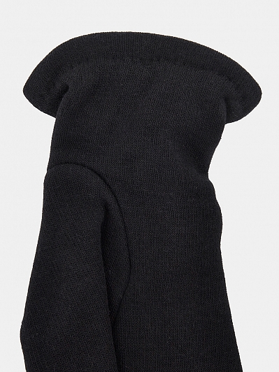 LG72-P-01_Н Перчатки женские,70%акрил,20% шерсть,10%полиэстер,черные