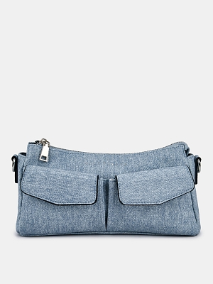 347106/44-02RF Сумка женская Ralf Ringer,иск. кожа 290*80*160,голубая