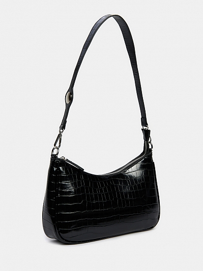 R19291-1/10 Сумка женская, искуств.кожа 28*15*5 , черная