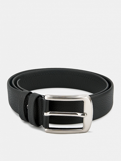 АУГР096900 Ремень мужской Ralf Ringer,нат ур.кожа,130х3,4,черн