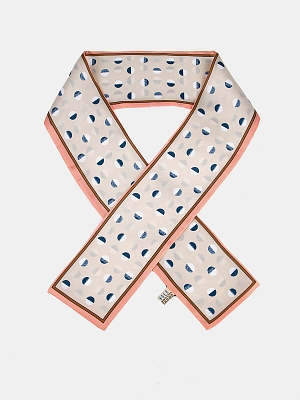 170313P-17318-12 Шарф женский Ralf Ringer 100%полиэстер,8х95,бежевый