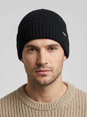 АУГЧ095800_Н Шапка мужск.Ralf Ringer50%виск оза,30%полиэстер,20%нейлон,чер