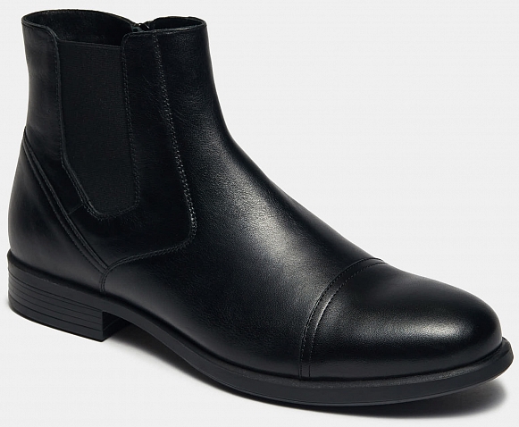 Ботинки мужские STEEL (цвет черный, натуральная кожа) — купить по цене10390 р. в интернет-магазине RALF RINGER