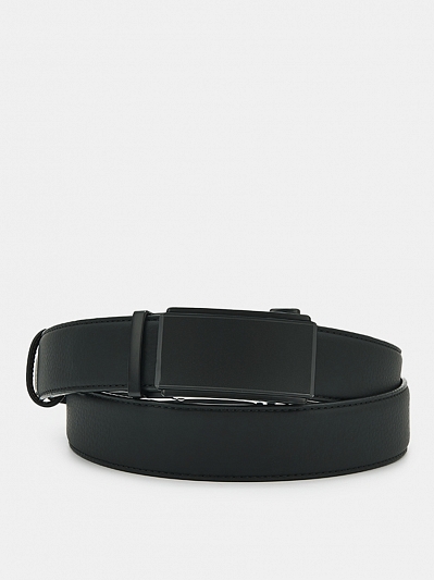 АУГР094200 Ремень мужской Ralf Ringer,нат ур.кожа,130х3,4,черный