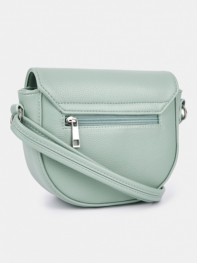 Сумка женская, мятная, 21x6x15