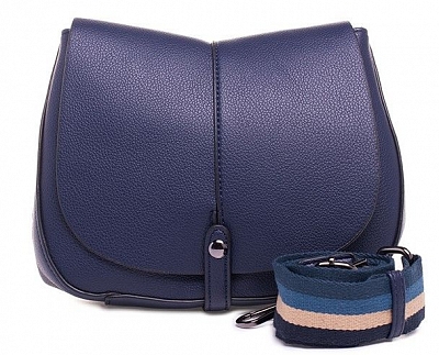 18102/43 Сумка жен., иск. кожа 24*19*8 BAGGINI темно-синяя