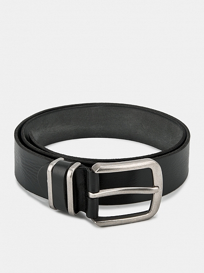 АУГР096500 Ремень мужской Ralf Ringer,нат ур.кожа,130х3,8,черный