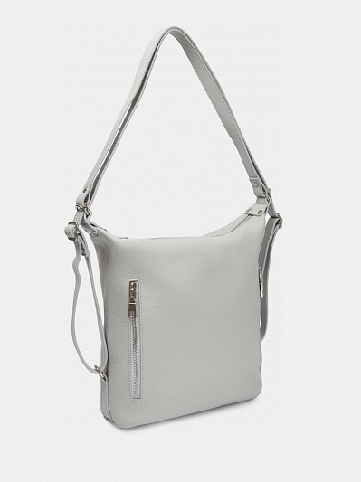 АУГС274700 Сумка женская,натуральная кожа 310*300*110 серая