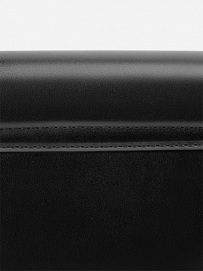 Сумка женская, черная, 20х6х13