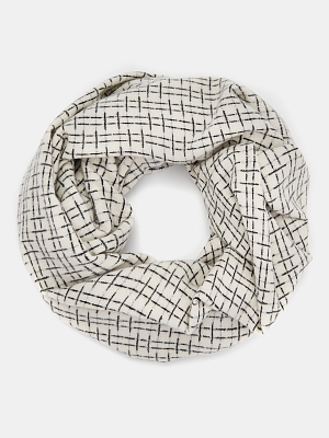 АУГШ108900 Палантин женск.Ralf Ringer50%п олиэстер50%хлопок,68*180,бел/з