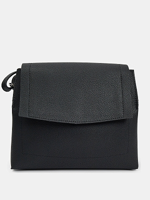 АУГС256600 Сумка женская  иск.кожа 220*190*110 черная