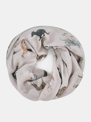 170312P-17537-11-белый Палантин женский Ralf Ringer 100%вискоза,180*90,белый