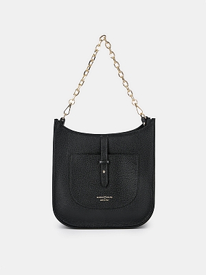 MV-J917-D28 Сумка женская Marina Volpe,нат ур.кожа,260x90x280,черная