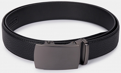 UPITER07-PP1-01 Ремень мужской натур.кожа ,1300x35x2,черный