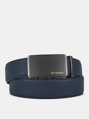 150413P-22269-04 Ремень мужской Ralf Ringer,нат ур.кожа,125х3,5см,синий