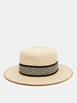 110312P-17139-12_Н Шляпа женская, Ralf Ringer,100 %солома,57 р.,бежевая