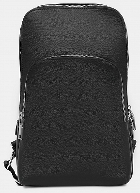 АУГС245100 Сумка мужская нат.кожа 210*310*100 черная