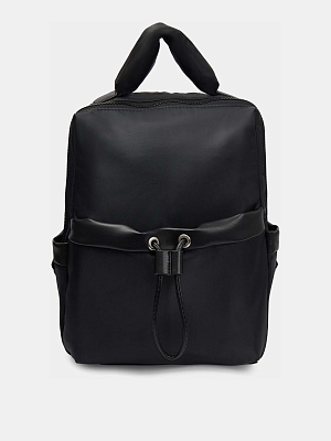 Рюкзак женский текстильный, черный, 26*32*11