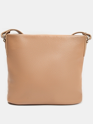 АУГС244500 Сумка женская  нат.кожа  240х210х105 бежевая