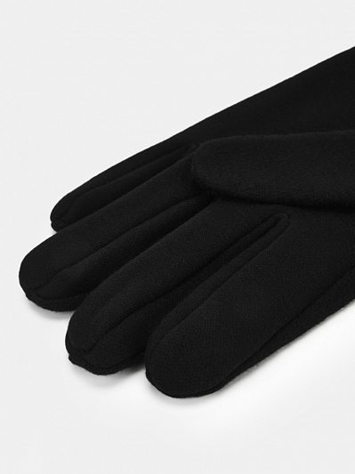 АУГП114700_Н Перчатки муж.Ralf Ringer,90%по эстер,10%эластан,1 размер,чер