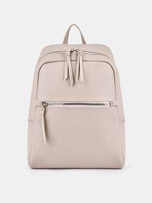 Рюкзак женский, бежевый, 28x14x42