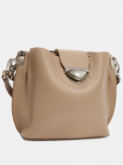 АУГС258600 Сумка женская натур. кожа 210*200*130 бежевая