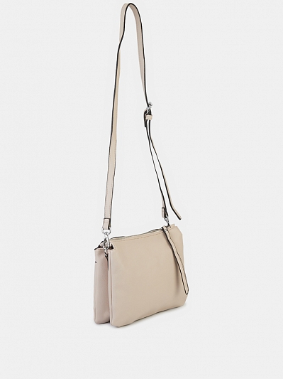 R12020/31 Сумка женская, искуств.кожа 26*20*2, бежевая