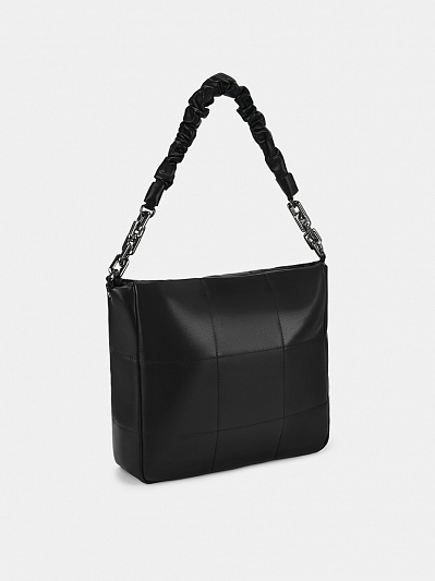 27376-1/10 Сумка женская,BAGGINI,иск.кожа ,31*30*10,черная