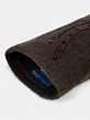 LB-PH-75-RF-d.brown-M_Н Перчатки женские трикотаж без подкладки р.M темно-коричн