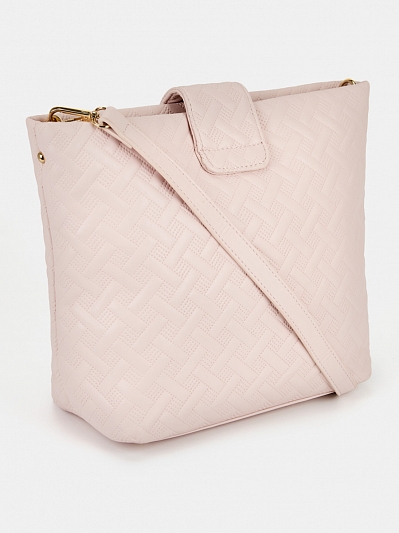 Сумка женская, пудровая,  25*27*10