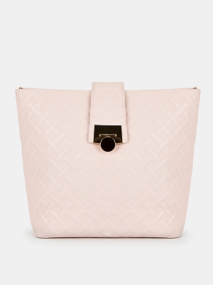 RK544-07 Сумка жен.,иск.кожа 25*27*100 BAGGINI бежево-пудровый