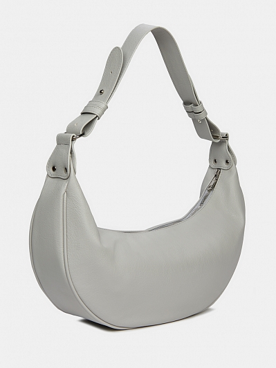 Сумка женская, серая, 43х19х9