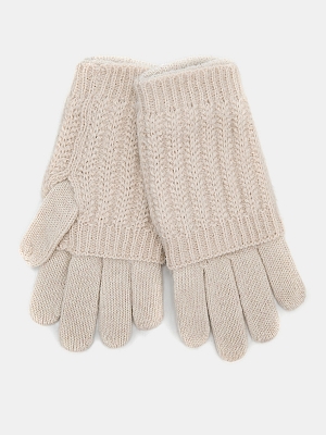 АУГП110500_Н Перчатки жен.Ralf Ringer,70%ак рил,20%шерсть,1 размер,беж