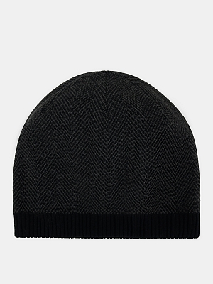 АУГЧ096200_Н Шапка мужск.Ralf Ringer55%виск 20%полиамид,20%нейл,5%каш,черн