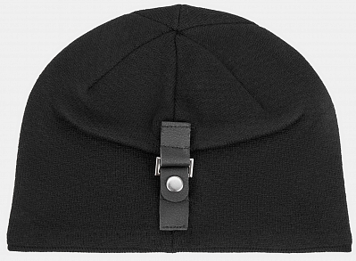 110423P-18715-01_Н Шапка мужская,90%вискоза ,10%кашемир,черная