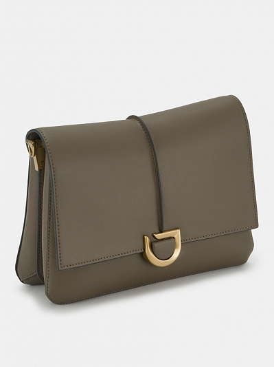 АУГС338700 Сумка женская Ralf Ringer натур.кожа,260х55х195,сер-кор