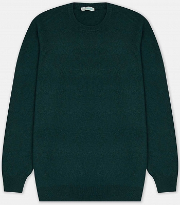 АУОД005400_Н Джемпер мужской 80%шерсть, 20%полиамид,зеленый