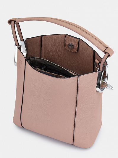 Сумка женская, розовая, 25х26х12 