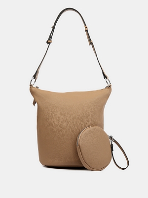 R38180/23 Сумка женская, искуств.кожа ,32*30*20, тауп